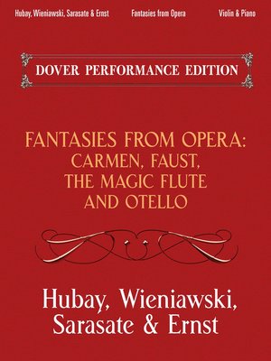 cover image of Fantasies from Opera for Violin and Piano